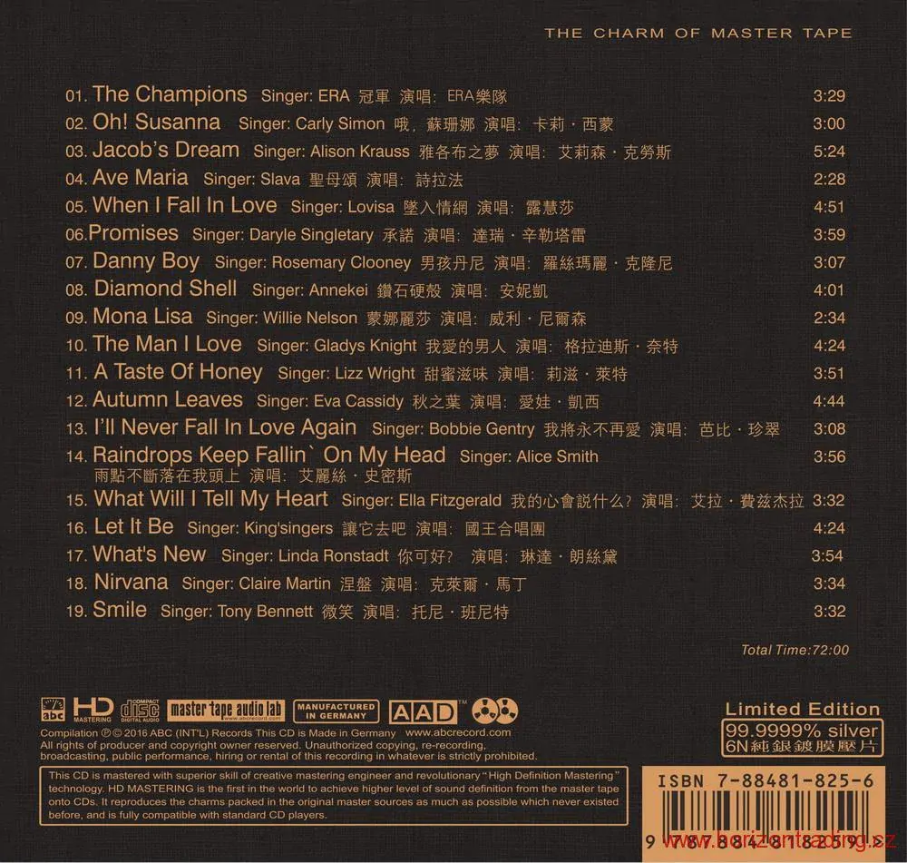 ABC Records - Female Audiophile Voices Ⅰ