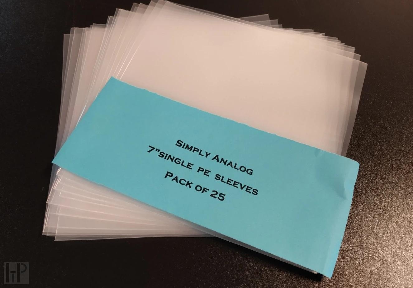 Simply Analog - 7" SINGLE PE SLEEVES