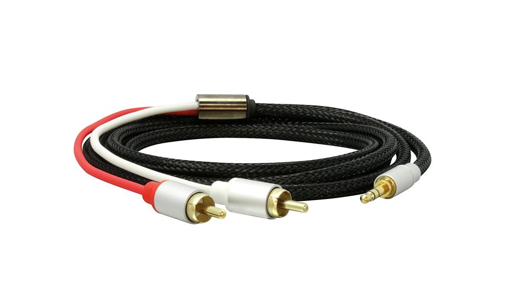 Dynavox Stereo Audiokabel 2RCA - jack 3,5mm