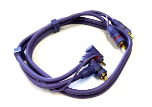 Analogis Phono RCA Cable - Angled 0,8m