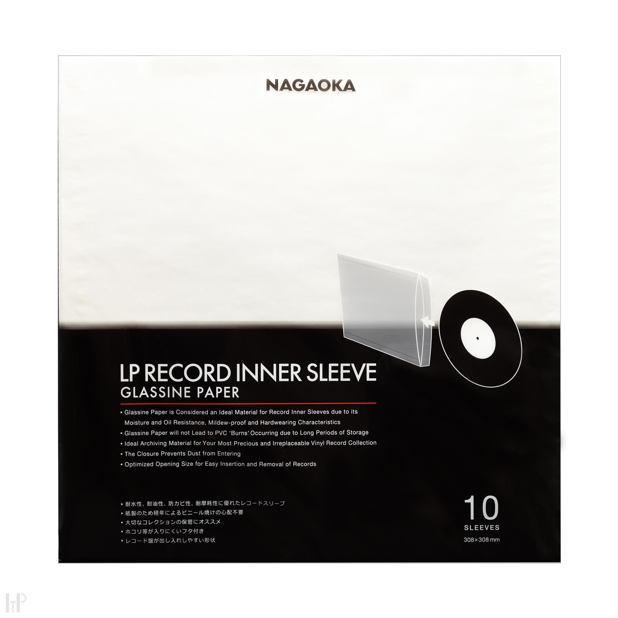 Nagaoka GLASSINE Paper LP Record Inner Sleeve