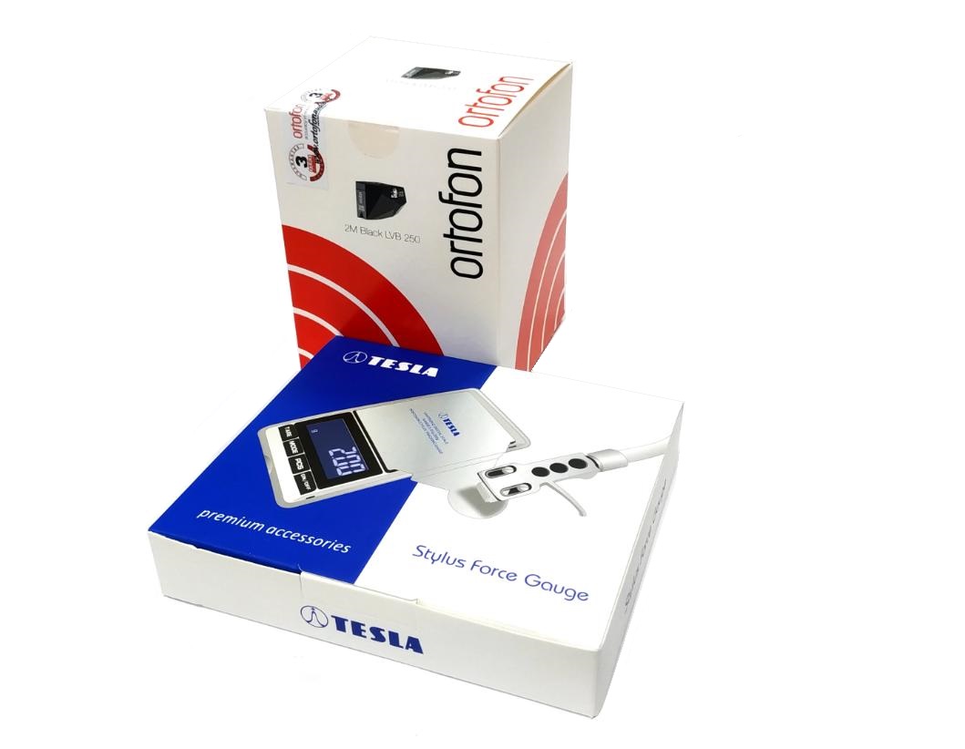 Ortofon 2M BLACK LVB 250 + TESLA Stylus Force Gauge Premium