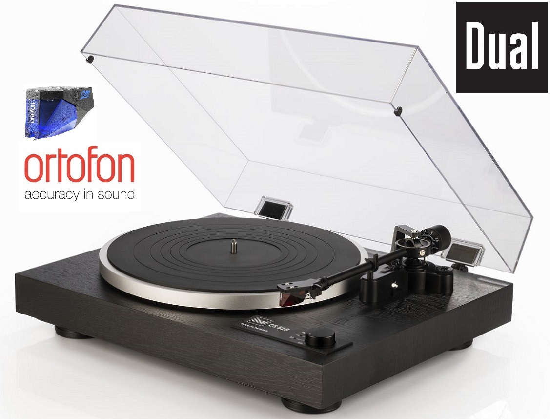 DUAL CS 518 Black + Ortofon 2M BLUE