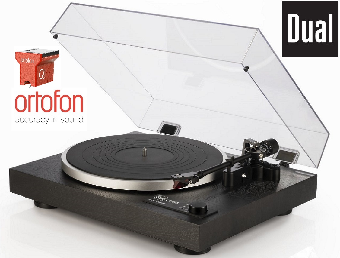 DUAL CS 518 Black + Ortofon QUINTET RED