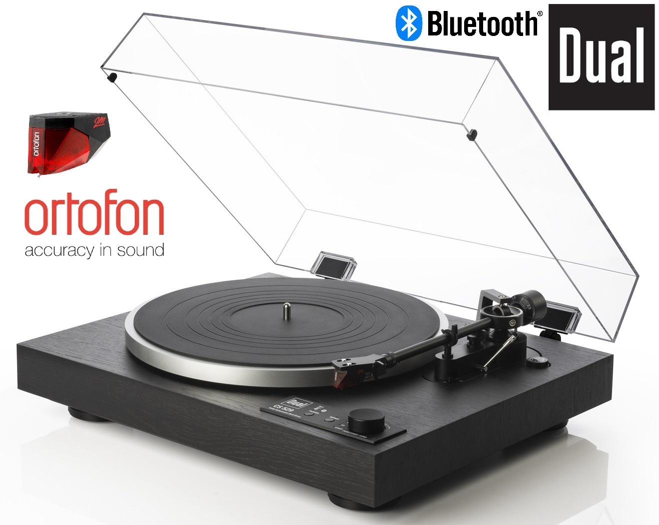 DUAL CS 529 Black + Ortofon 2M RED