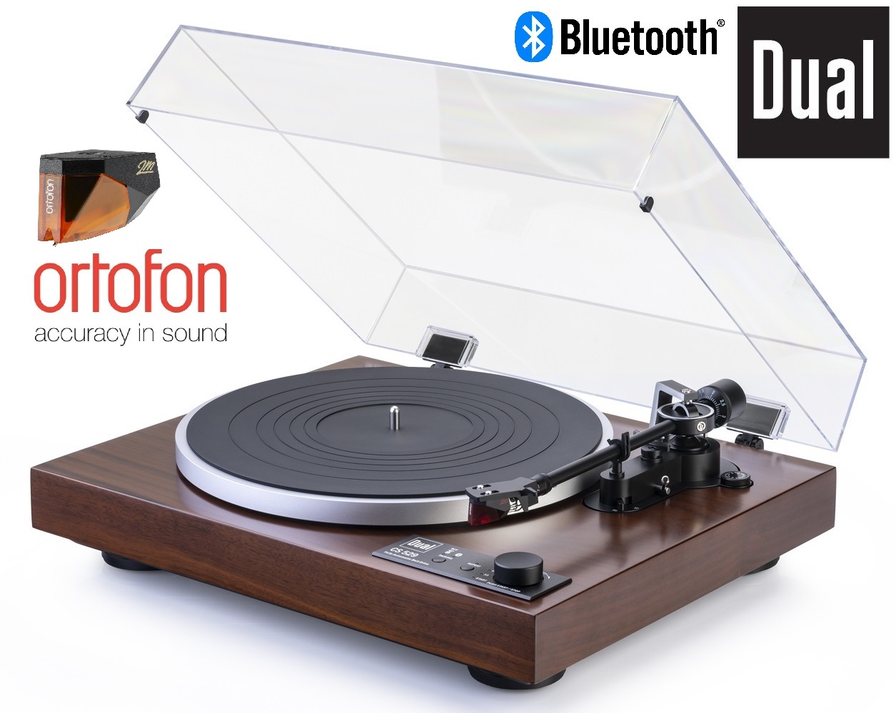 DUAL CS 529 Walnut + Ortofon 2M BRONZE