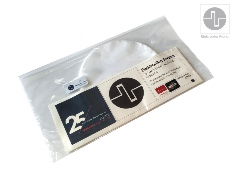 ELEKTRONIKA PRAHA - 7" ANTI-STATIC RECORD SLEEVES