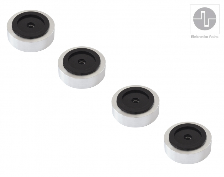 ELEKTRONIKA PRAHA - SILVER ANTIVIBRATION FEET