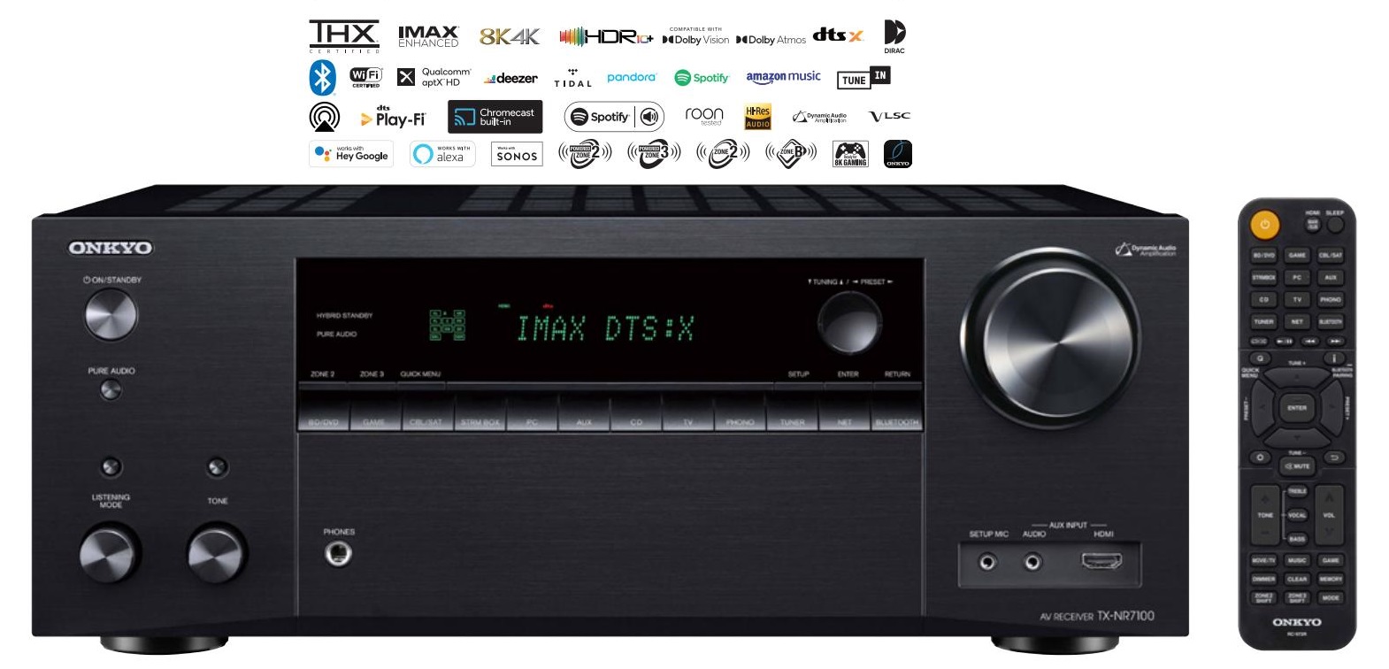 Onkyo TX-NR7100 Black + SUPRA LoRad 2.5 SPC CS-EU v délce 1,0m
