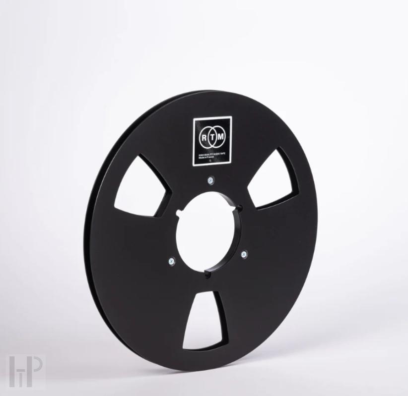 RTM Metal Reel - ¼” empty Black - 26,5 cm