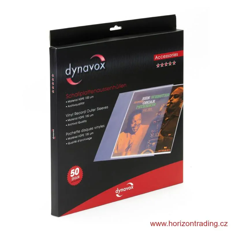 Dynavox Vinyl Record Outer 12" Sleeves HDPE