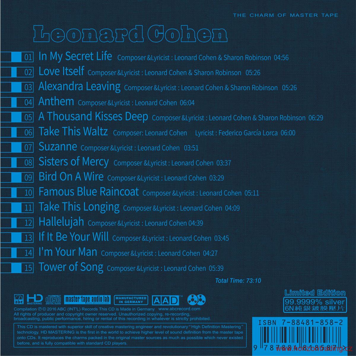 ABC Records - Leonard Cohen - Absolutely Bass Voice