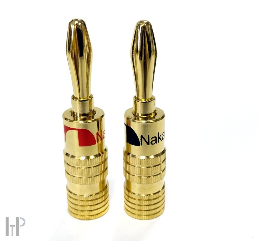Nakamichi - Banana Plugs N0534 Gold