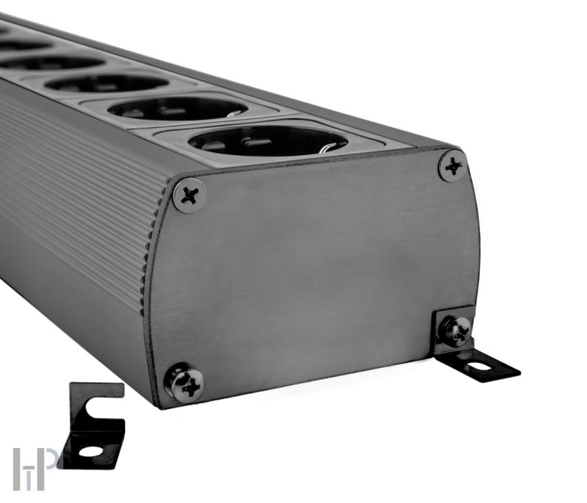 SUPRA MAINS BLOCK MD06-EU/SP SPC BLACK - Silver Edition + SUPRA LoRad 2.5 SPC CS-EU 1,0m