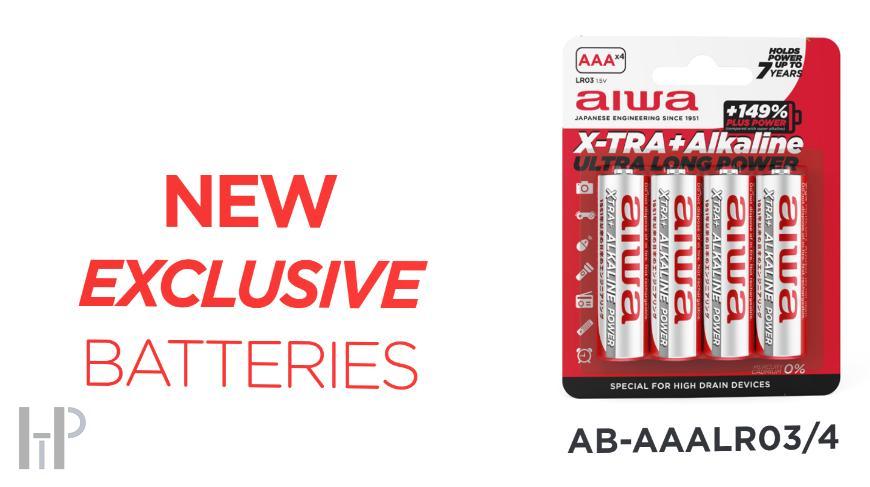 aiwa X-TRA+ Alkaline AAALR03