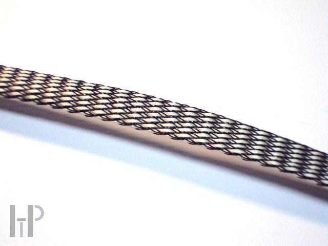 ELECAUDIO BLACK CREAM HELIX Expandable Braided Nylon Sleeve (PET) 8-16mm
