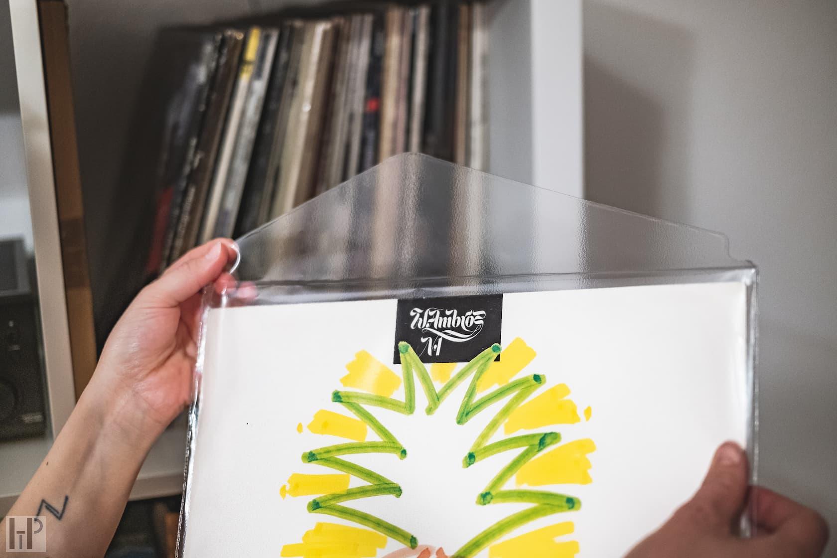 Audio Anatomy VINYL OUTER PVC SLEEVES WTH FLAP 