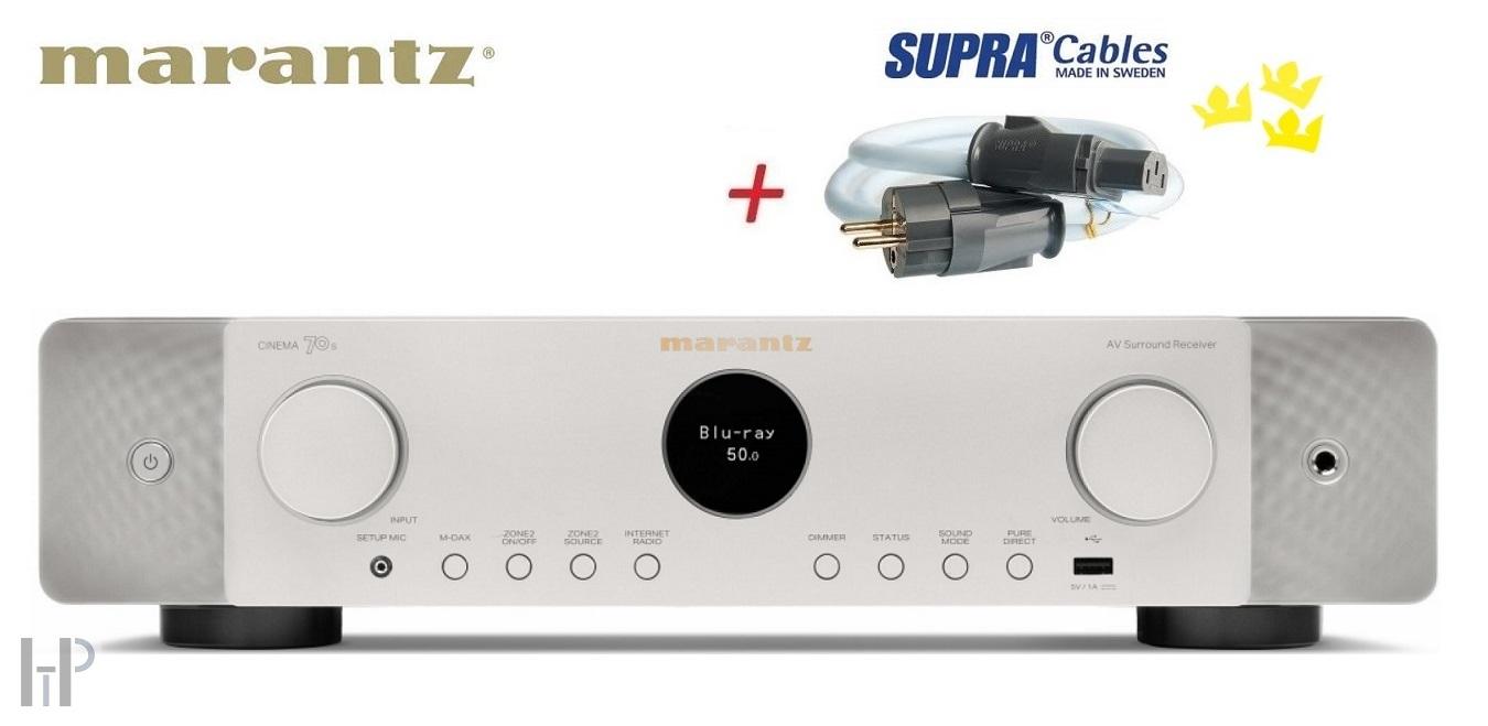 Marantz CINEMA 70s Silver + SUPRA LoRad 2.5 CS-EU 1,0m