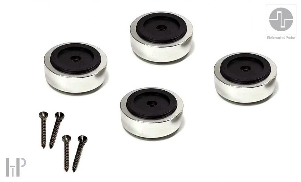 ELEKTRONIKA PRAHA - SILVER ANTIVIBRATION FEET