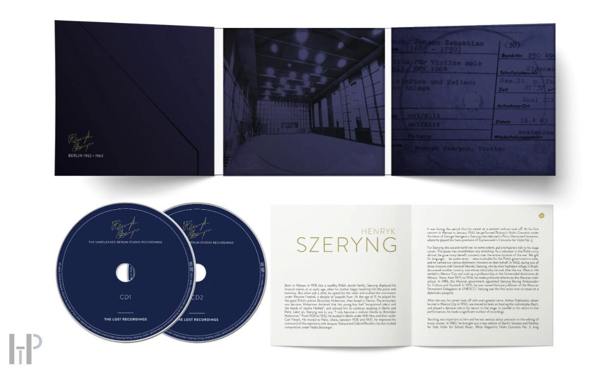 THE LOST RECORDINGS - HENRYK SZERYNG THE UNRELEASED BERLIN STUDIO RECORDINGS