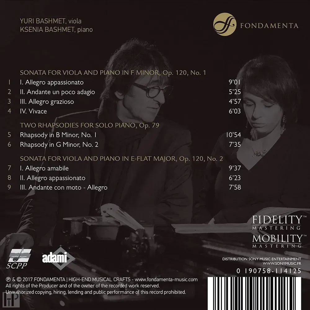 YURI AND KSENIA BASHMET - BRAHMS BY THE BASHMETS 
