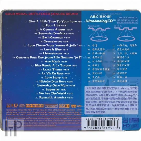 ABC Records - Richard Clayderman - GIVE A LITTLE TIME TO YOUR LOVE