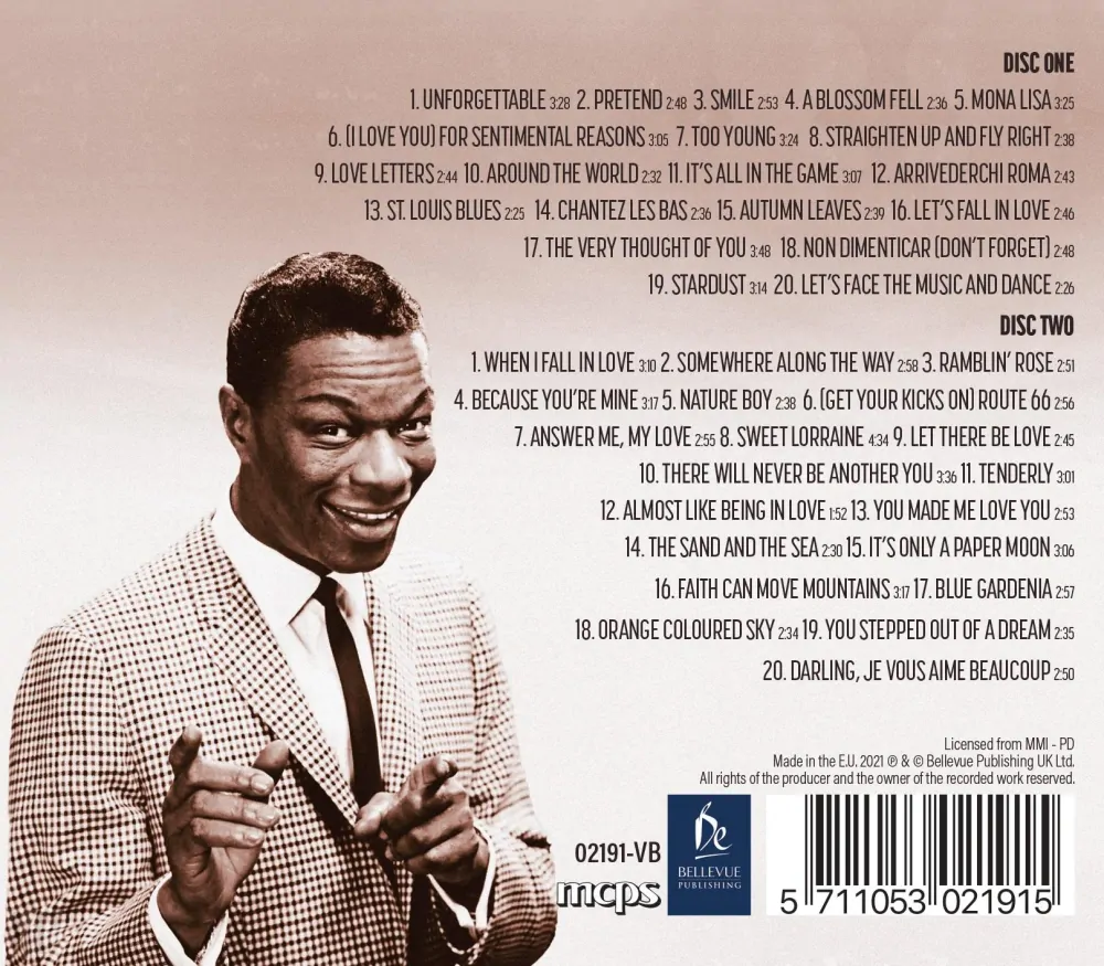 NAT KING COLE - The Unforgettable