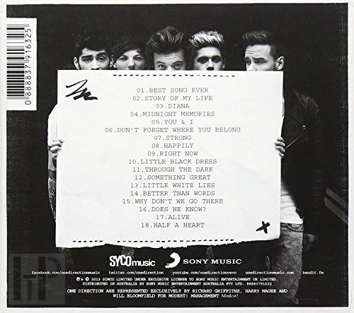 ONE DIRECTION - MIDNIGHT MEMORIES