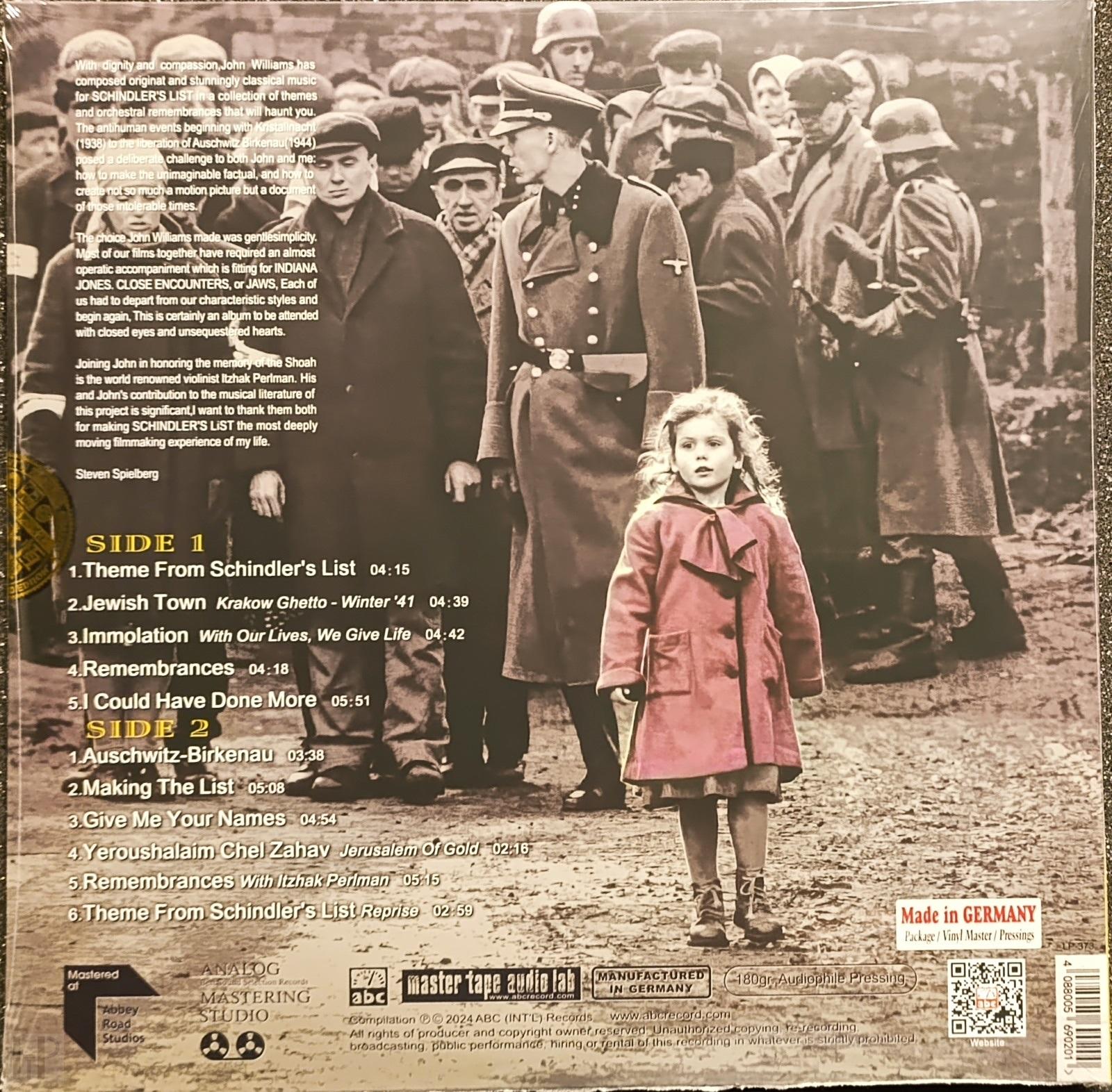 ABC Records - SCHINDLER'S LIST