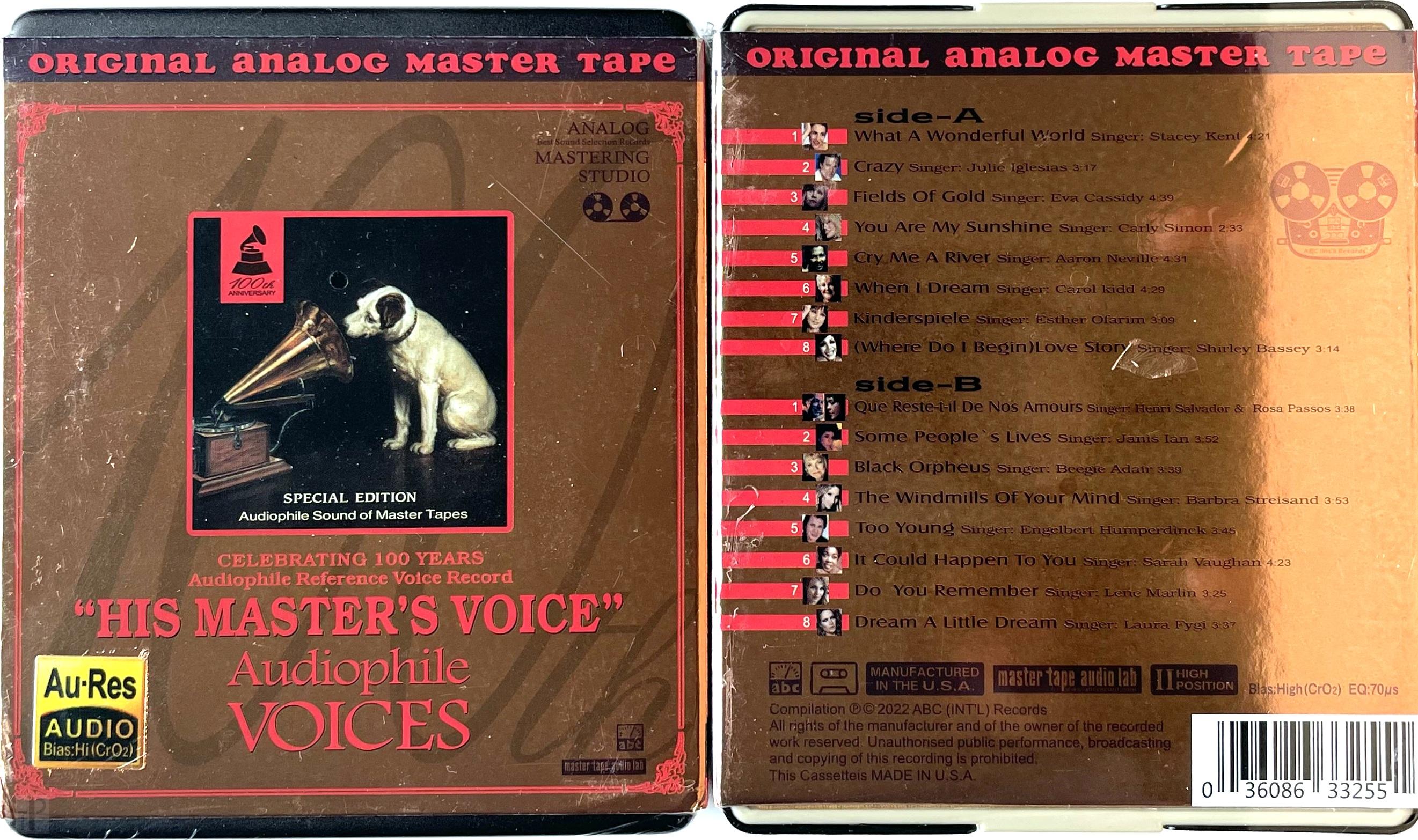 ABC Records - Aidiophile VOICES "His Masters Voice"