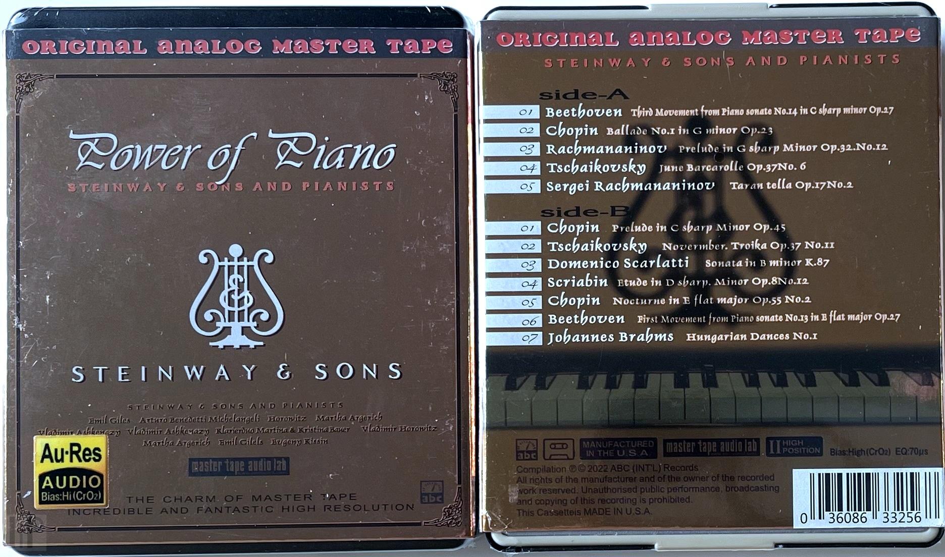 ABC Records - Power of Piano " Steinway & Songs "