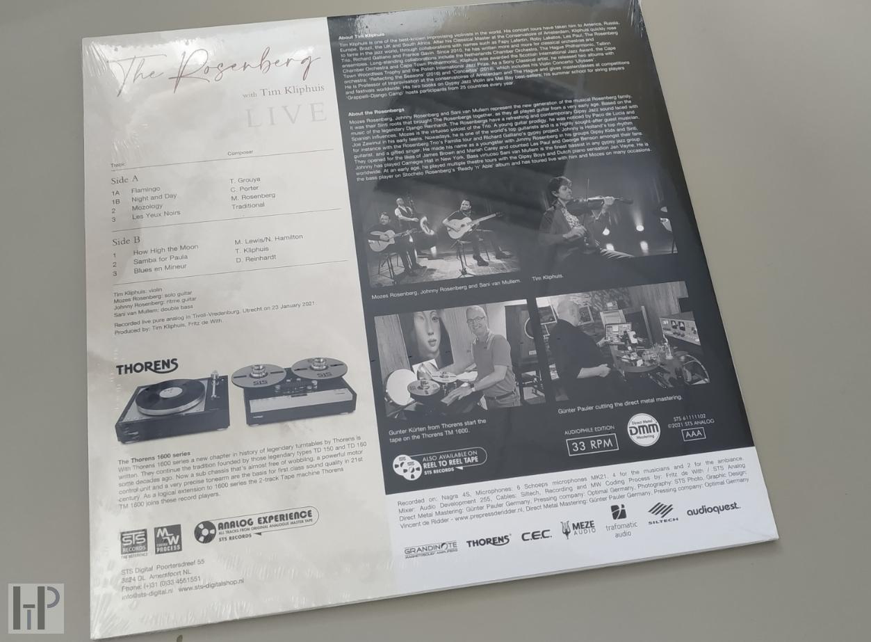 STS Digital - THE ROSENBERGS AND TIM KLIPHUIS LIVE