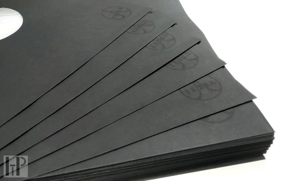 TESLA 12" LP Inner Sleeves black 80g