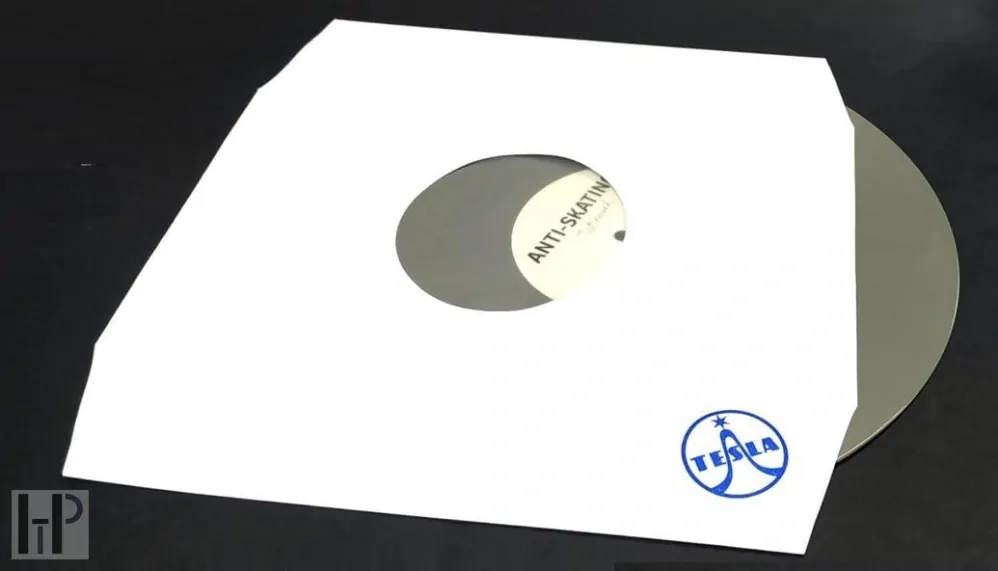 TESLA 12" LP Inner Sleeves white 90g angled - 10ks
