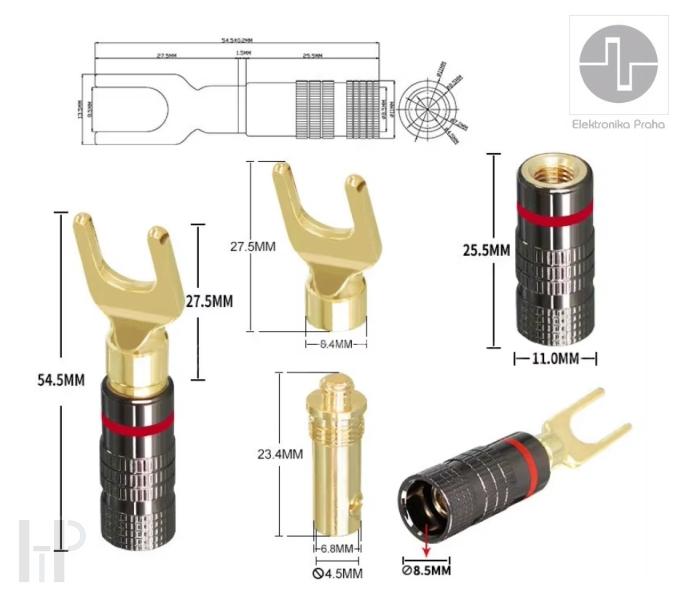 Elektronika Praha - Banana Connector EP 143
