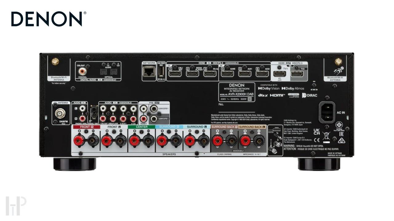 Denon AVR-X2900H DAB Black