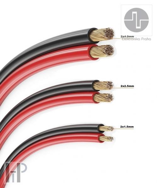 ELEKTRONIKA PRAHA - SPEAKER CABLE 2x4,0mm