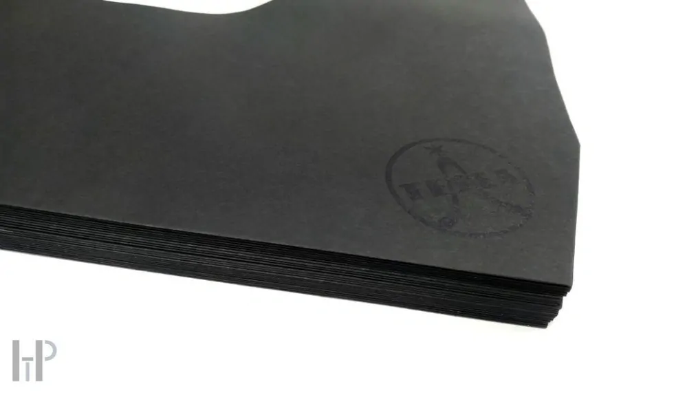TESLA 12" LP Inner Sleeves black 80g angled - 10ks