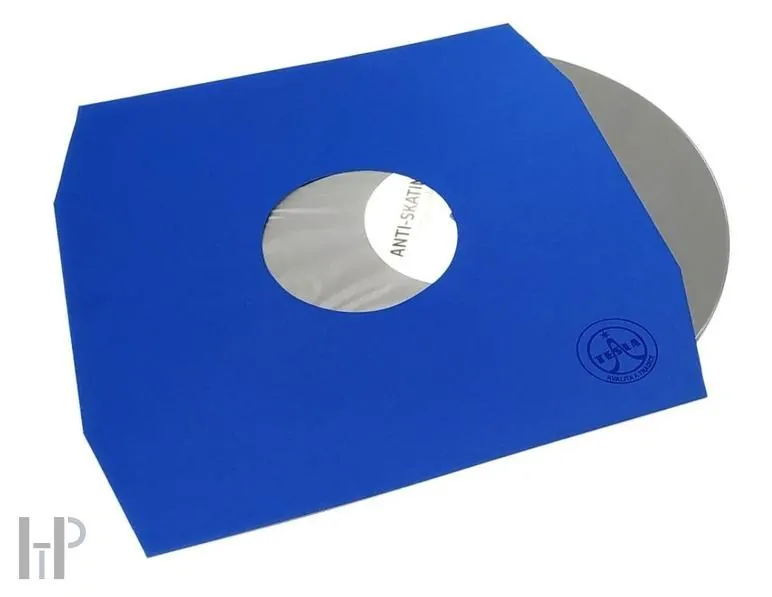TESLA 12" LP Inner Sleeves blue 80g angled - 10 ks