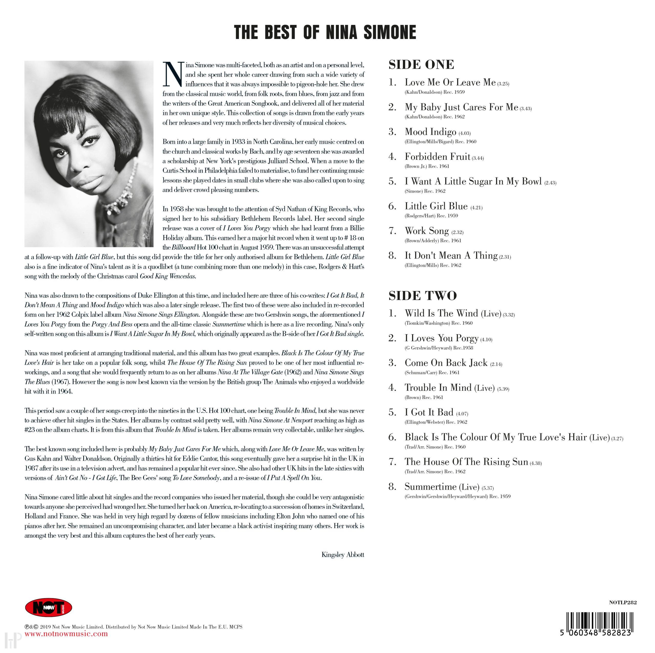 NINA SIMONE - The Best Of