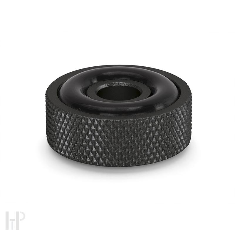 Dynavox Aluminium Mini Feets Black - vroubkované