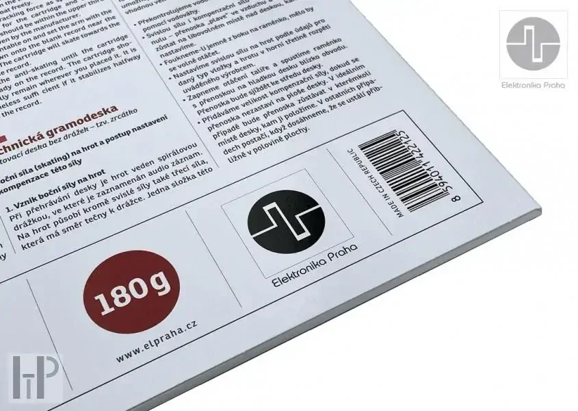 ELEKTRONIKA PRAHA - ANTI-SKATING TEST RECORD 