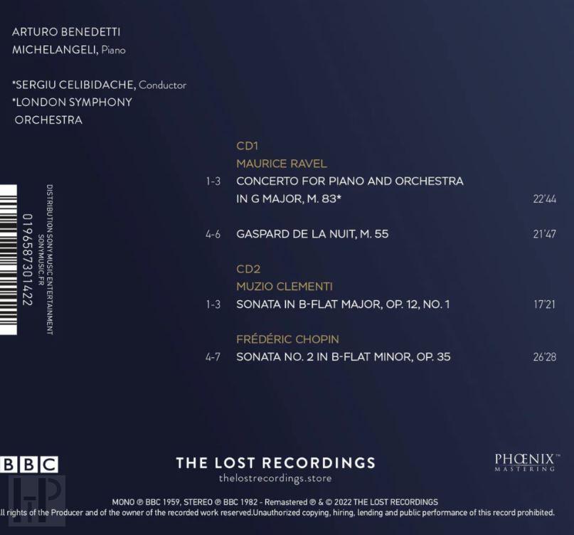 THE LOST RECORDINGS - ARTURO BENEDETTI MICHELANGELI