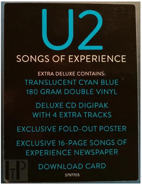 U2 - Songs Of Experience