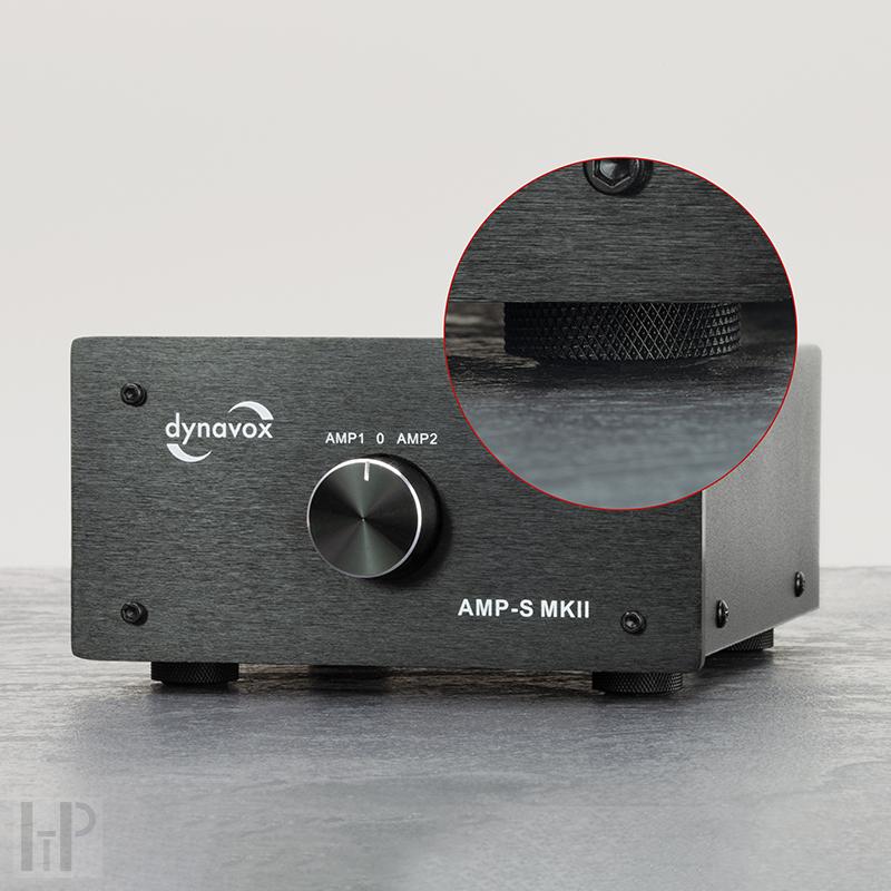 Dynavox Aluminium Mini Feets Black - vroubkované