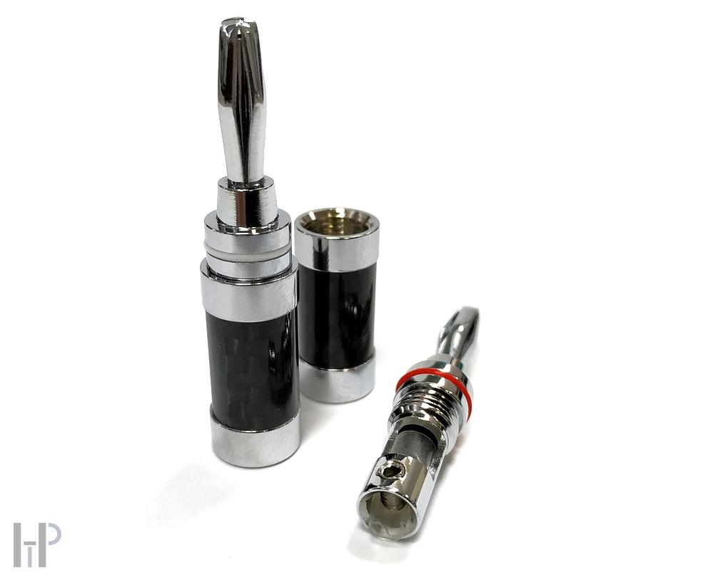 Nakamichi - Banana Plugs N04072 - Rhodium