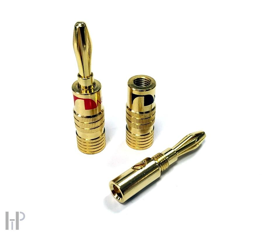 Nakamichi - Banana Plugs N0534 Gold