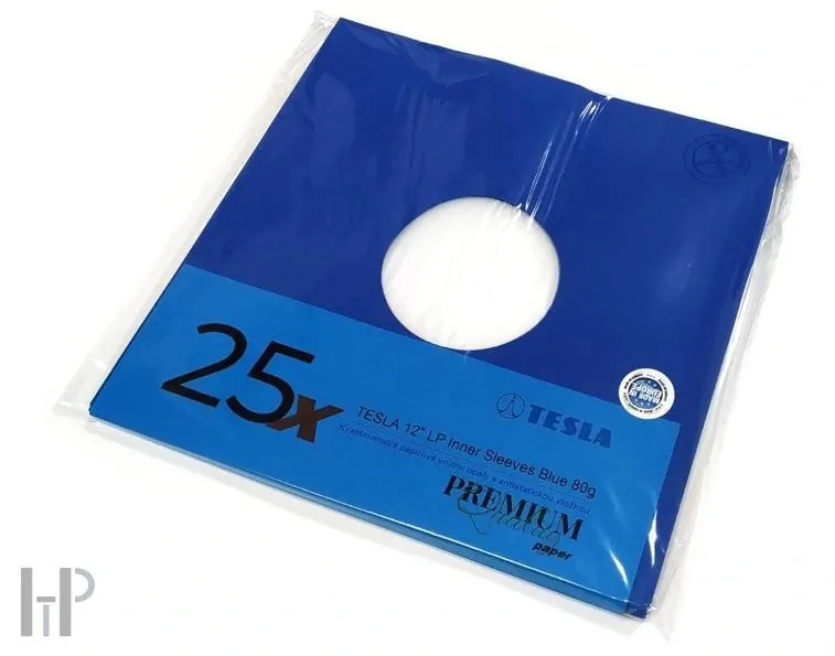 TESLA 12" LP Inner Sleeves blue 80g